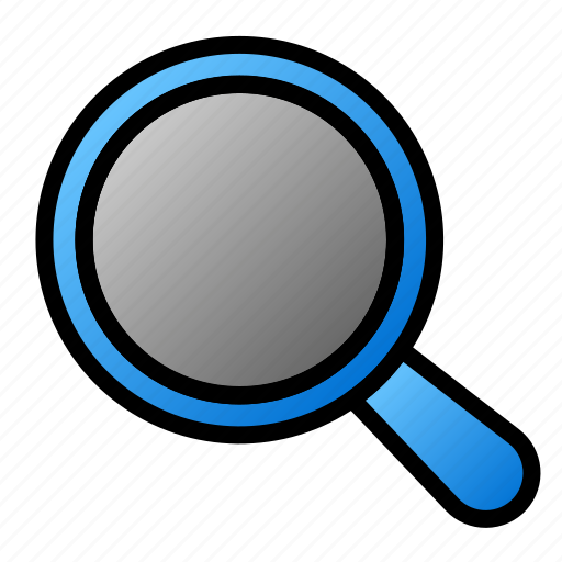 Icon, color, search, find, magnifier, zoom, glass icon - Download on Iconfinder