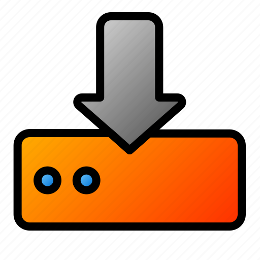 Icon, color, download, down, cloud, weather, arrow icon - Download on Iconfinder