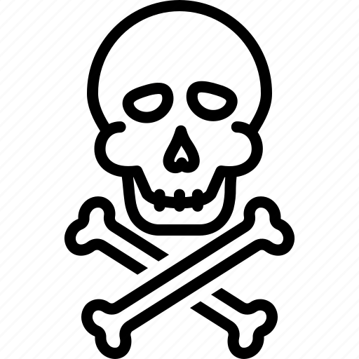Danger, skull, caution, fear, horror, dead, warning icon - Download on Iconfinder