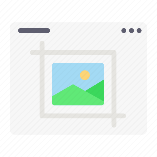 Crop, image, web, webpage, seo, layout icon - Download on Iconfinder