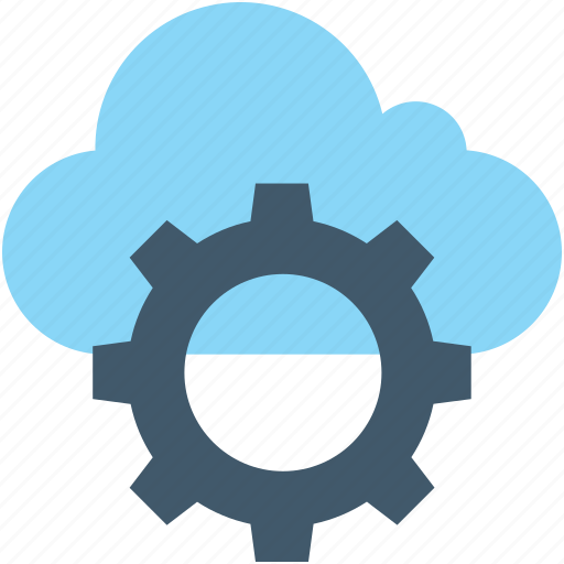 Cloud maintenance, cloud setting, cog, network settings, settings icon - Download on Iconfinder