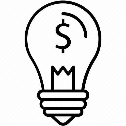 Bulb, creative, creativity, dollar, light icon - Download on Iconfinder