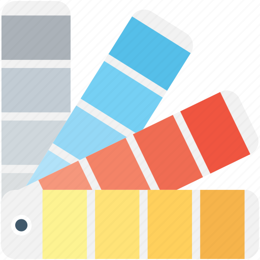 Color palette, color swatch, colour guide, colour sampler, paint swatches icon - Download on Iconfinder