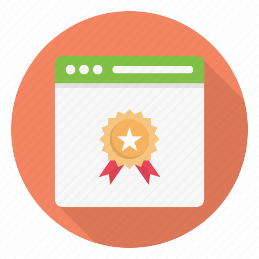 Achievement, browser, medal, prize, webpage icon - Download on Iconfinder