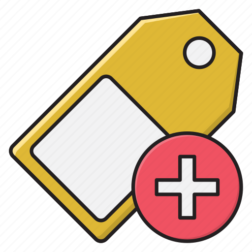 Label, sticker, add, design, tag icon - Download on Iconfinder