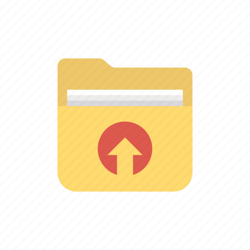 Directory, folder, portfolio, upload icon - Download on Iconfinder