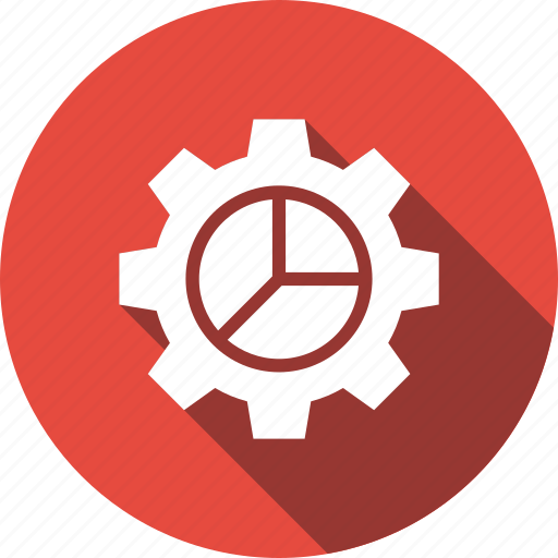Analytics, chart, cog, gear, graph, pie icon - Download on Iconfinder