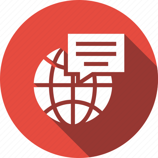 Language, chat, global, globe, travel, international icon - Download on Iconfinder