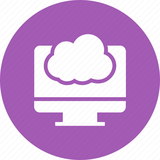 Cloud, computer, monitor, screen icon - Download on Iconfinder