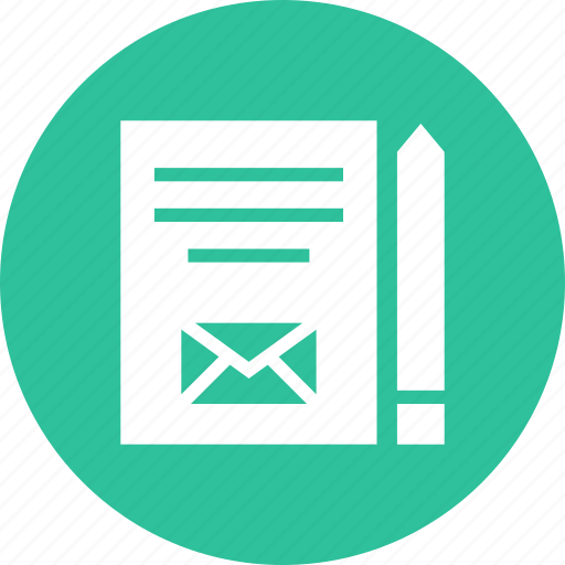 Content, envelope, give, mail, pencil, shipping icon - Download on Iconfinder