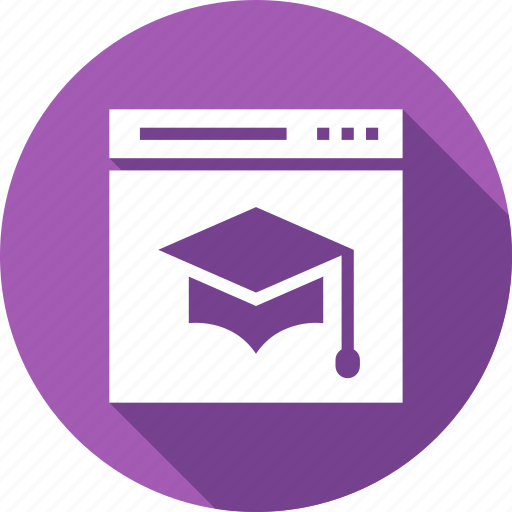 Degree, education, laptop, online, success, university, web icon - Download on Iconfinder