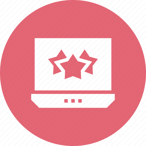 Five, laptop, online, ratings, review, stars icon - Download on Iconfinder