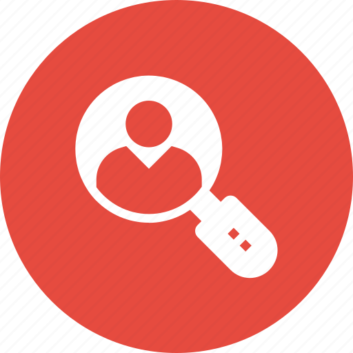 Glass, magnifying, people, search, searchicons, user, users icon - Download on Iconfinder