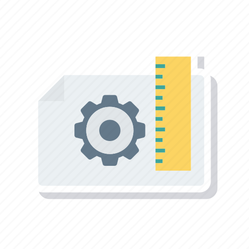 Document, page, ruler, setting icon - Download on Iconfinder
