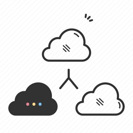 Cloud computing, cloud network, connection icon - Download on Iconfinder