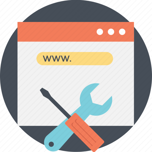 Web maintenance, web maintenance services, web settings, website maintenance tools, website management icon - Download on Iconfinder