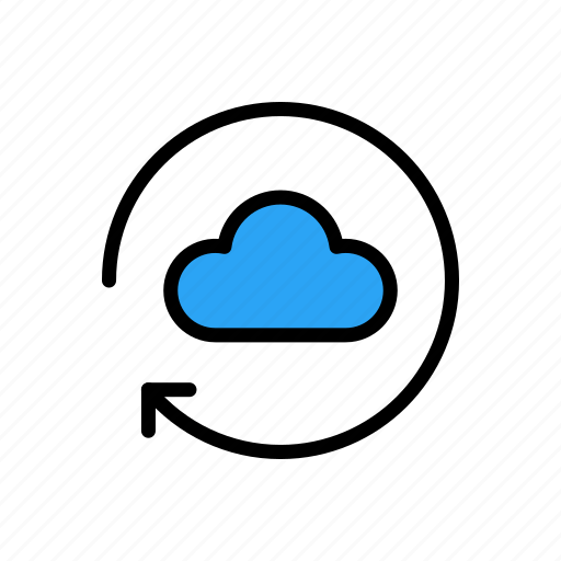 Backup, cloud, database, hosting, reload icon - Download on Iconfinder