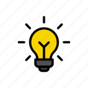 bulb, creative, idea, innovation, solution