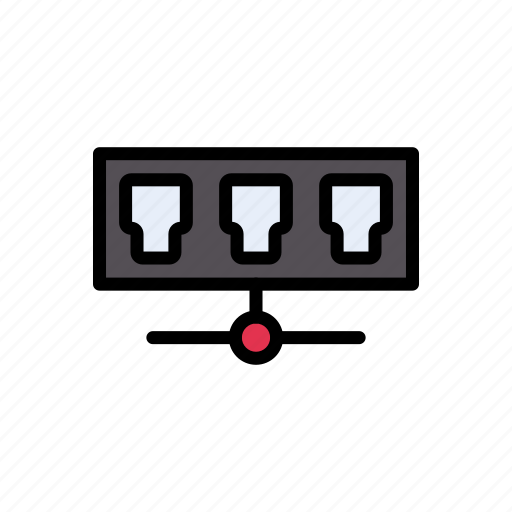 Connection, ethernet, network, rj45, sharing icon - Download on Iconfinder