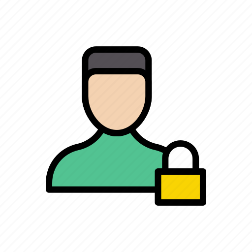 Account, lock, private, profile, protection icon - Download on Iconfinder