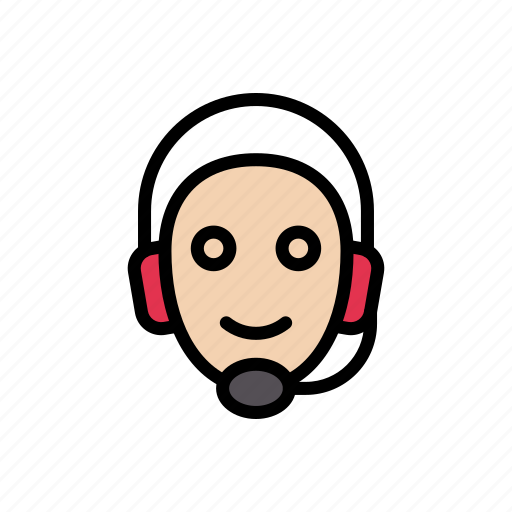 Face, headphone, headset, services, support icon - Download on Iconfinder