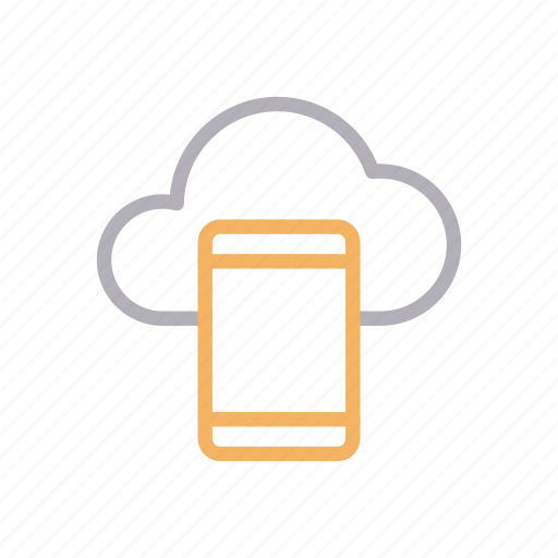 Cloud, database, mobile, phone, server icon - Download on Iconfinder