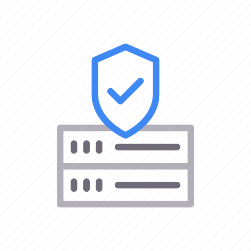 Database, protection, security, server, shield icon - Download on Iconfinder