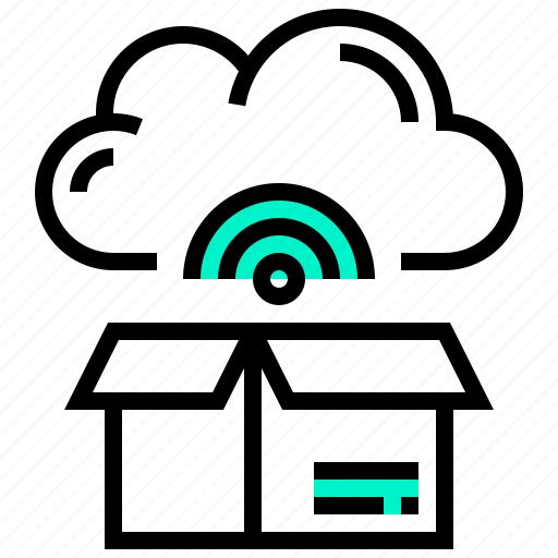 Box, cloud, communication, storage, wireless icon - Download on Iconfinder