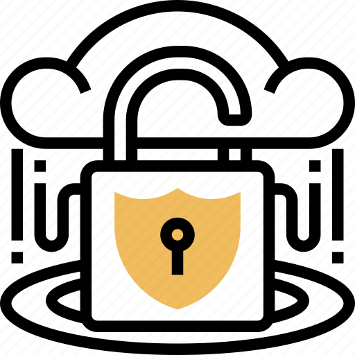 Cloud, protection, data, access, security icon - Download on Iconfinder