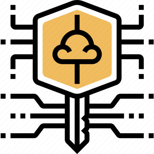 Cloud, access, private, protection, digital icon - Download on Iconfinder