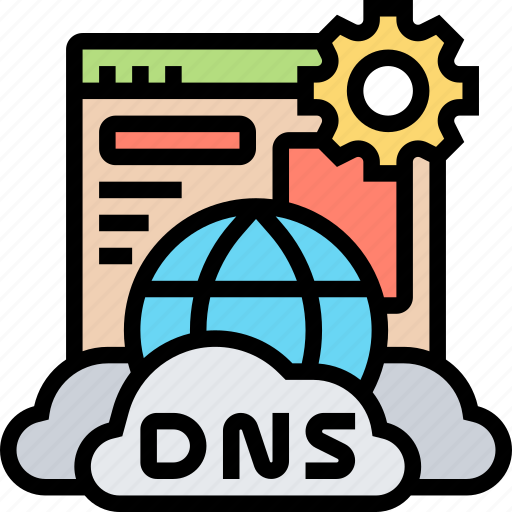 Dns, management, domain, setting, cloud icon - Download on Iconfinder