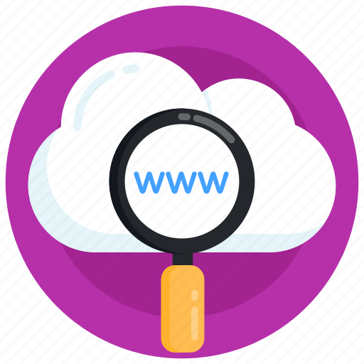 Cloud search, search domain, cloud domain, search web, seo icon - Download on Iconfinder