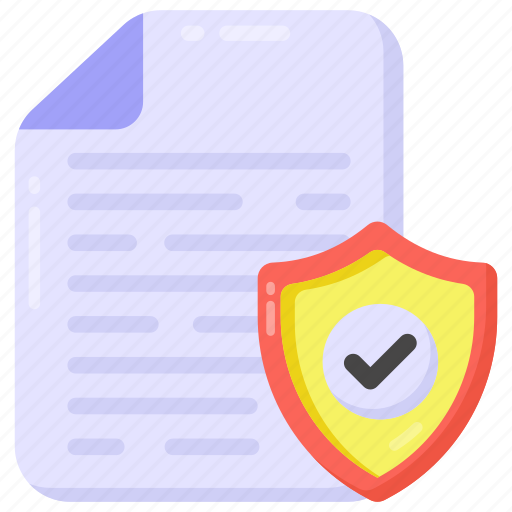 Verified report, file security, file safety, verified file, check report icon - Download on Iconfinder