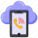 cloud device, cloud call, internet call, incoming call, phone call 