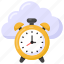 cloud timer, cloud alarm, alarm, cloud gadget, alarm clock 