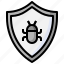 antivirus, bug, safety, protection, security, shield, web 