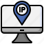 ip, address, maps, location, pointer, hosting 