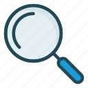browsing, find, magnifier, search