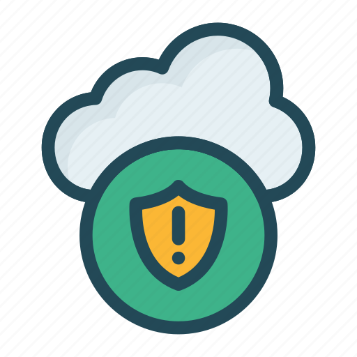 Cloud, error, protection, warning icon - Download on Iconfinder