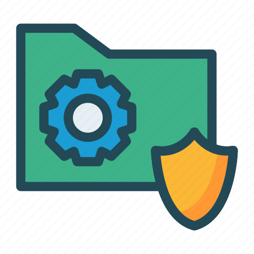Folder, protection, secure, setting icon - Download on Iconfinder