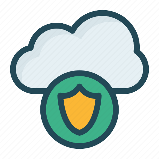 Cloud, protection, secure, shield icon - Download on Iconfinder