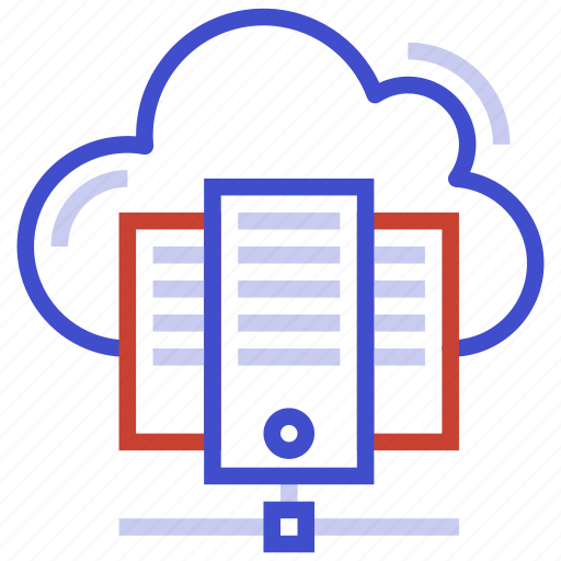Cloud computing, cloud database, data center, decentralized cloud, distributed cloud icon - Download on Iconfinder