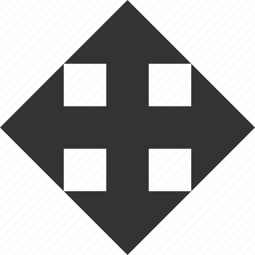 Cross, crosshair, displace, move, remove, transfer, arrows icon - Download on Iconfinder