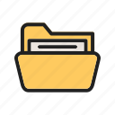 document, file, folder, information, interface, storage, web