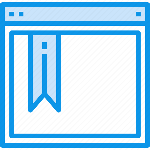 Bookmark, browser, design, interface, layout, web, website icon - Download on Iconfinder