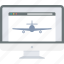 landing, page, aeroplane, design, layout, website 