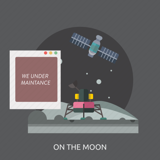 Connection, internet, maintenance, moon, space, technology, website icon - Download on Iconfinder