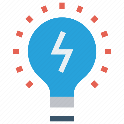 Bulb, creative, idea, lamp, light bulb, marketing, thunder icon - Download on Iconfinder