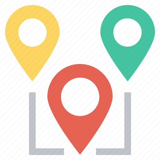 Locate, location, location pointers, map pointers, marketing, pins, web icon - Download on Iconfinder