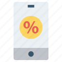 calculation, device, marketing, mobile, percentage, phone, rate